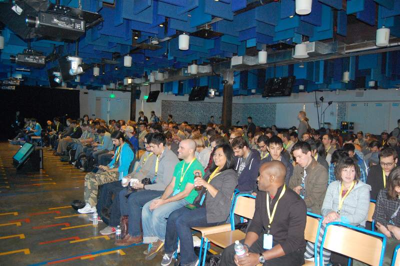 ReactJS Conf audience eagerly awaiting first keynote